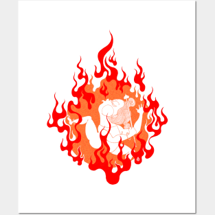 Fire Ball Posters and Art